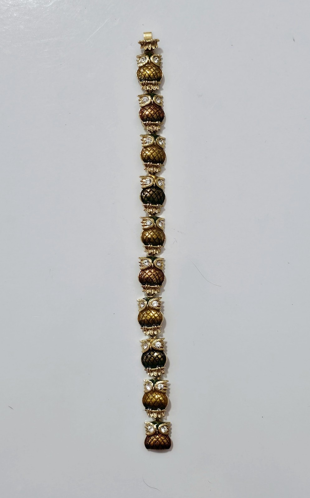 Vintage KJL Kenneth Jay Lane Owl Bracelet - image 3