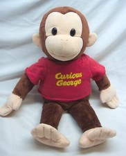 Russ SOFT CLASSIC CURIOUS GEORGE MONKEY 17" Plush Stuffed Animal Toy