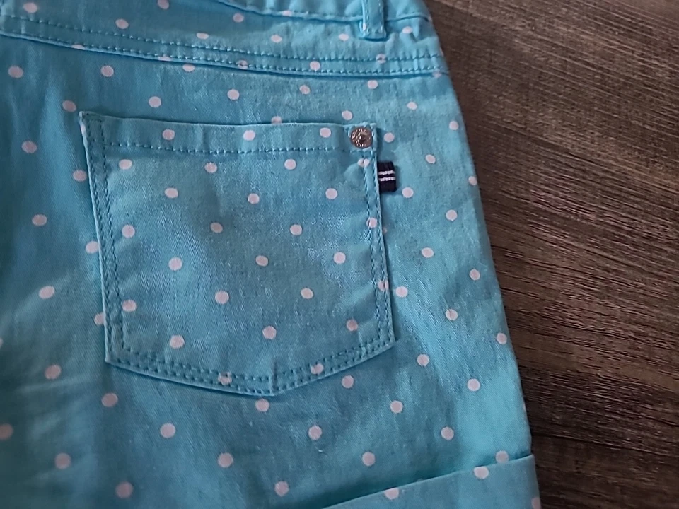 Gently Used Girls Nautica Polka Dot Shorts Size 12 - Image 4 of 4