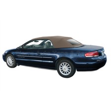 Sebring Convertible Top 01-06 In Sandalwood Twill Heated Glass Window