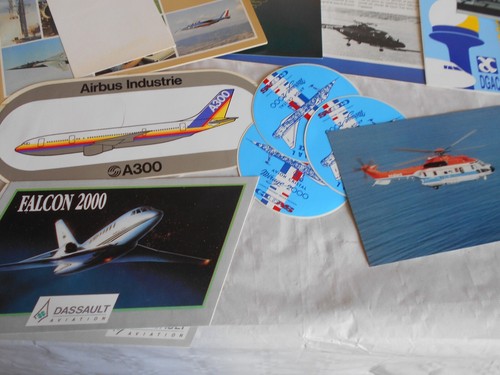 Paris Airshow 1985 Press information pack with Photos stickers paperwork - Picture 4 of 10