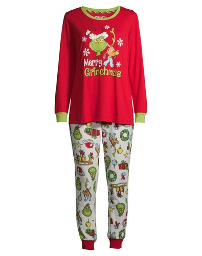 The Grinch Pajamas Set Plus Size XL 2X 