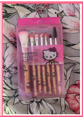 Sanrio Hello Kitty Make up Pinsel rosa Set, süß, ungeöffnet