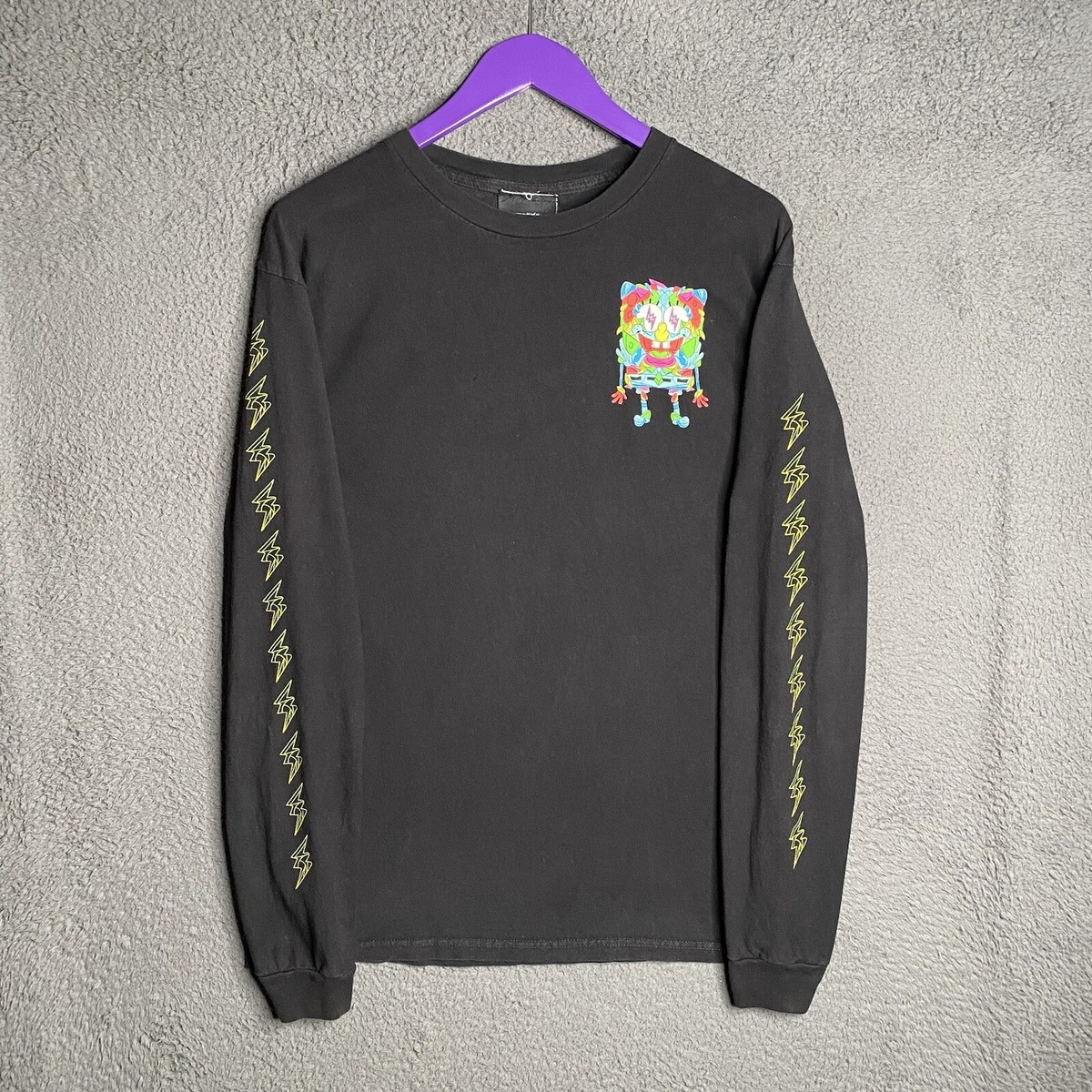 トップス Supreme SpongeBob L/S Tee black S Supreme(シュプリーム) 25SS ×SpongeBob Castelli Racing L S