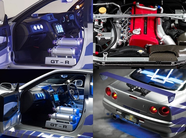 ディアゴスティーニ　R34GTR　１～３０と３６～７４ ワイルド・スピード 日産スカイラインGT-R（R34） 第74号