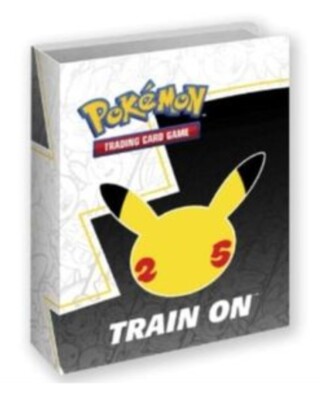 pokemon celebrations card binder Pokemon TCG 25th Anniversary Celebrations Mini Portfolio 60 Cards Binder  Pikachu