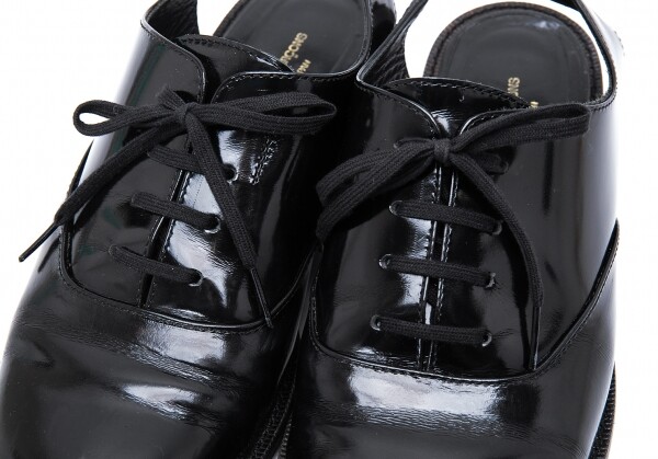 tricot COMME des GARCONS エナメル ローファー 23.5 tricot COMME des GARCONS トリココムデギャルソンtricot レザー