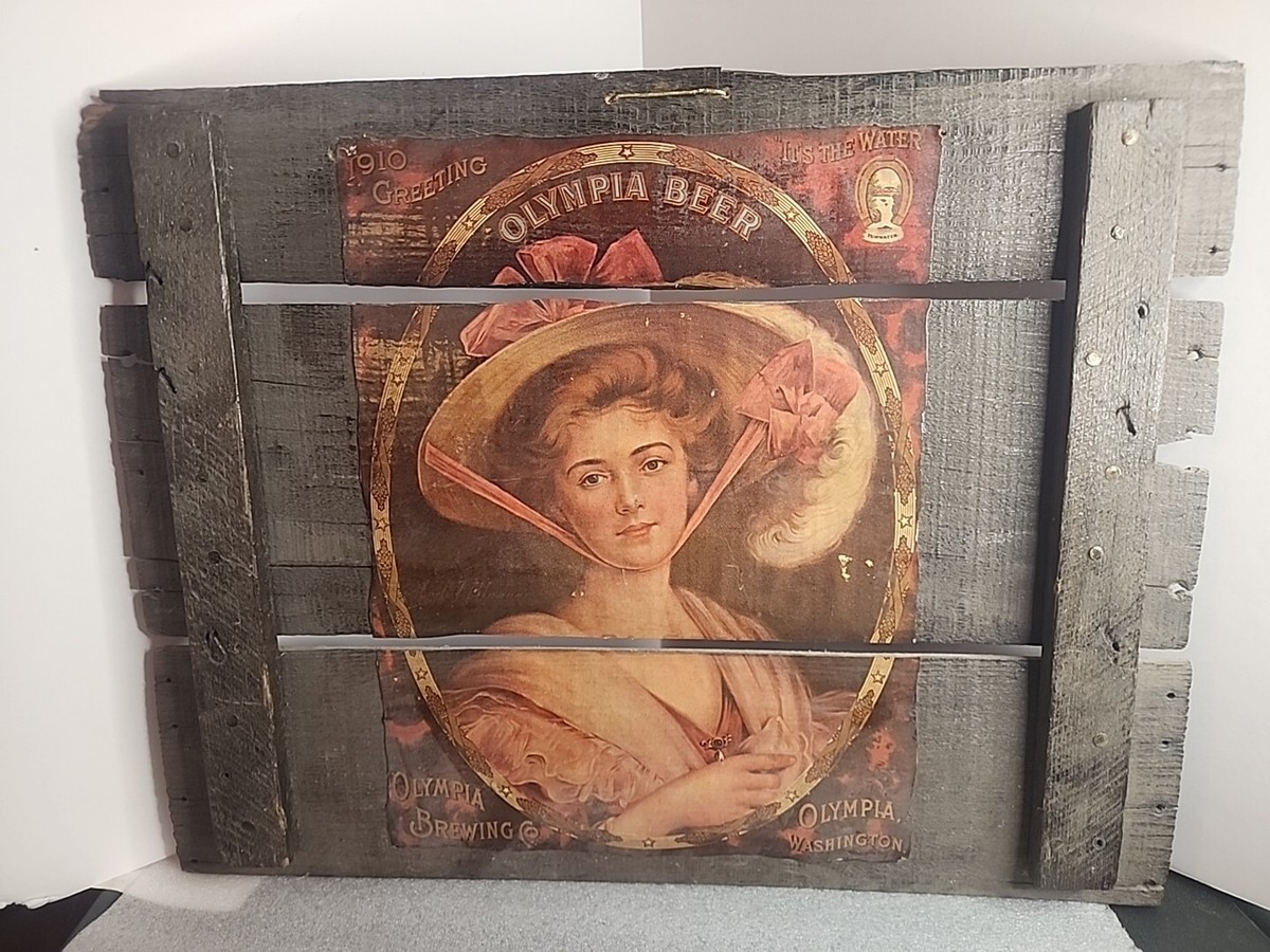 vintage olympia beer Sign Wooden | eBay
