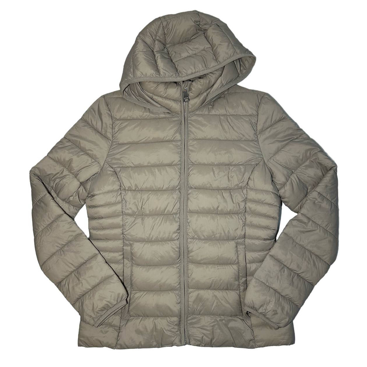 Calvin Klein Woman’s Tan Puffer Jacket Size Small Gem