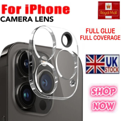 Kamera Linse Schutz Hartglas für iPhone 12 13 Pro Max 14 15 16 17 Pro