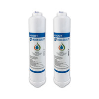 Aqua Quality Under Sink Inline Pushfit Water Filter Cartridges - 2 Pack