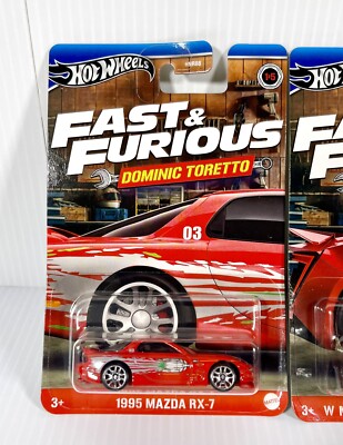 Hot Wheels Fast & Furious Dominic Toretto 1995 Mazda Rx7 Lykan