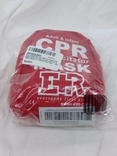 Ever Ready Adult Child Infant CPR Resuscitator Masks 2 First Aid Portable