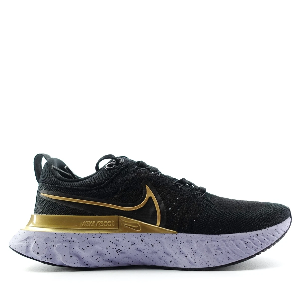 Nike React Infinity Run Flyknit 2 Running Black Gold CT2423-009 Womens 7.5 | eBay