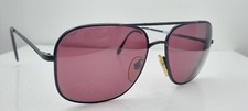 Vintage Girard 671 58 Black Pilot Metal Sunglasses France FRAMES ONLY