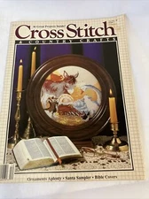 CROSS STITCH &COUNTRY CRAFTS Nov/DEC 1988-36 Projects Good Condition Preowned