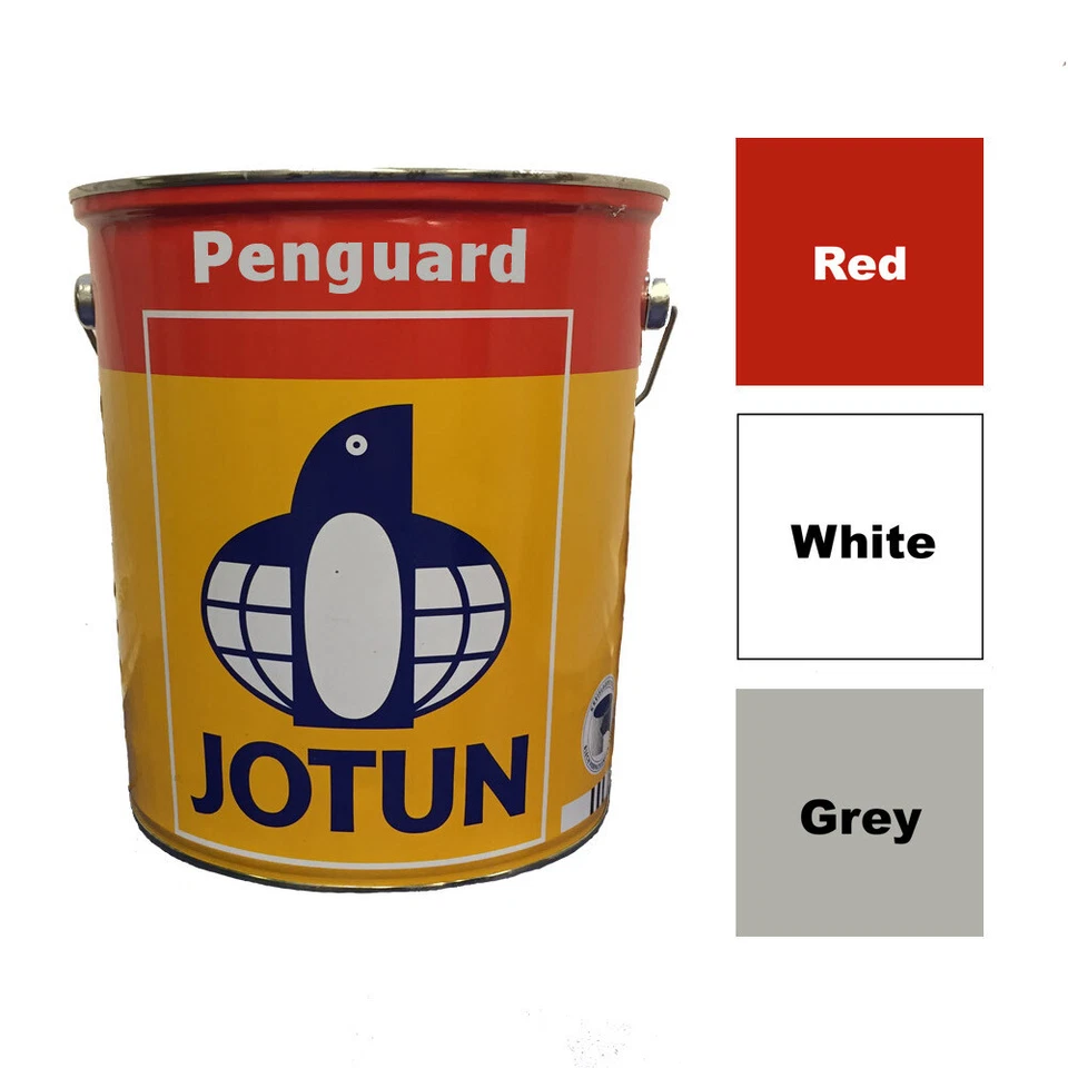 Jotun Penguard HB Anti Corrosive Primer Mid Finish Epoxy Red White Grey 5 Litres