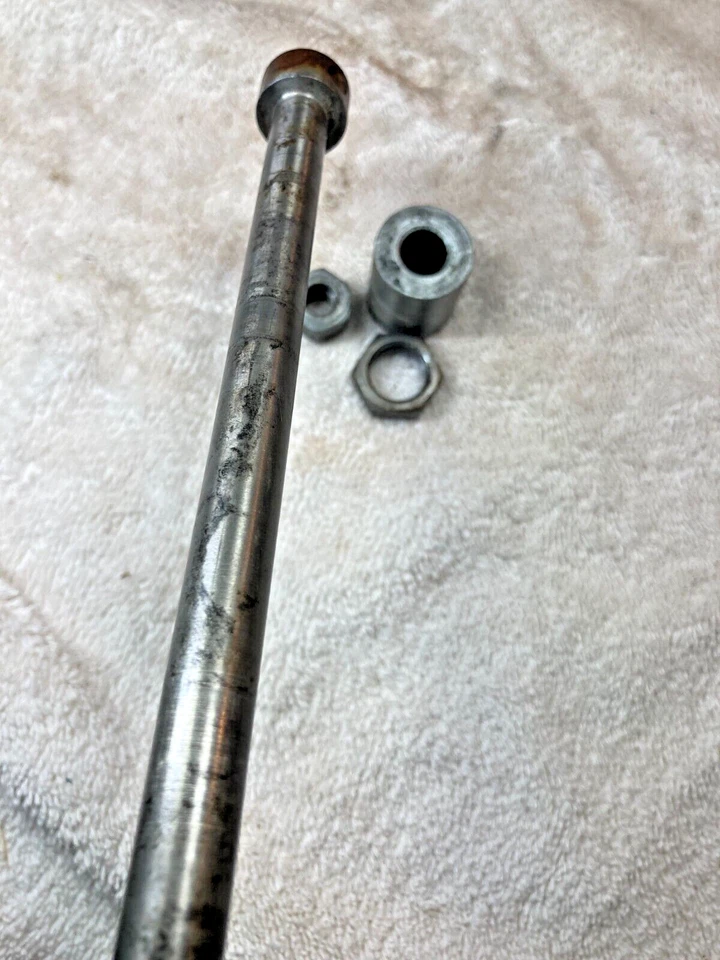honda c110 rear wheel axle bolt with hardware super sports cub ca110 c 110 50 - Image 3 of 4