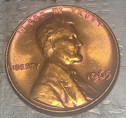 1965 Error Lincoln Cent Double Die Obverse Beautiful Coin - Picture 3 of 6