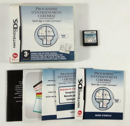 Jeu l'entraîneur cérébral logique nintendo ds fr complet neuf sous blister - Jeux vidéo