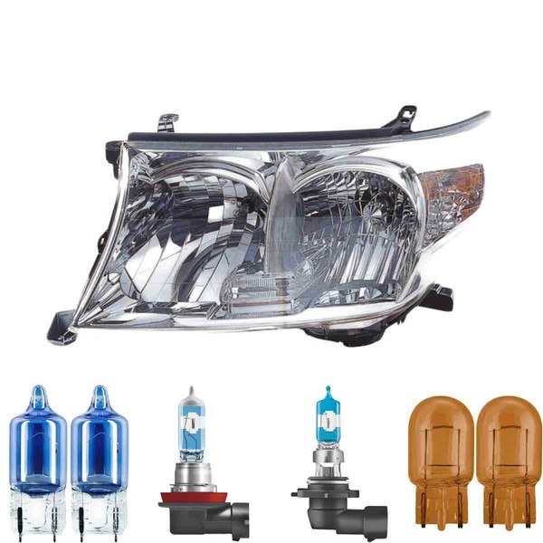 Halogen Scheinwerfer Links H11/HB3 FüR Toyota Land Cruiser 200 Inklusive Lampen-image