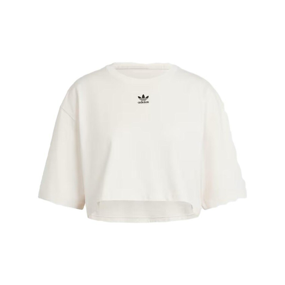 свободная футболка с коротким рукавом и круглым вырезом с логотипом adidas Originals Essential