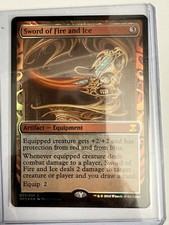 Schwert des Feuers und Eises-Meisterwerk Serie: Kaladesh Erfindungen-Folie-MTG-NM