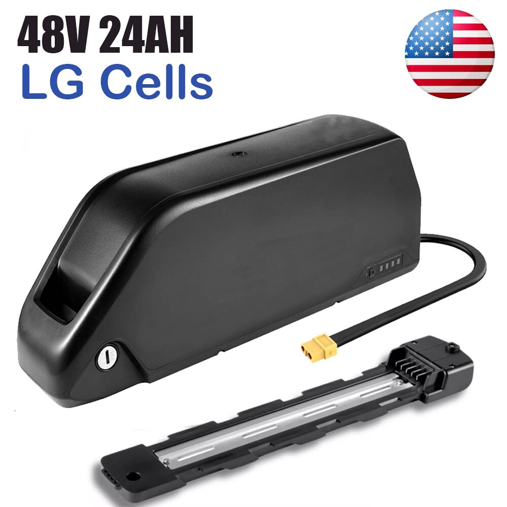 48V 24Ah Ebike Battery LG Cells Li-ion Pack for 50w-1800W Electric