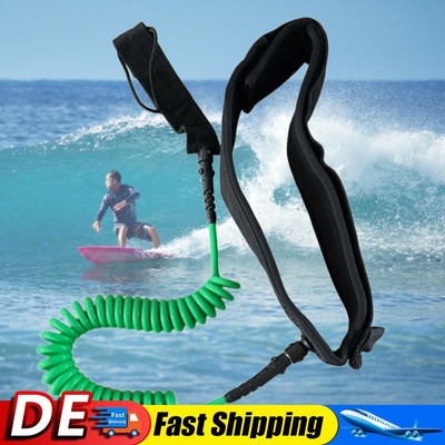 Spiralleine, verstellbare Surfbrettleine für Stand-Paddle-Boards (grün) Hot