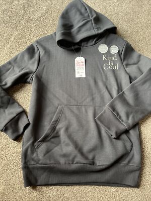 George At Asda Kind Is Cool Kids Grey Hoodie 8-9 Years | eBay UK