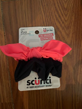 New 1 pkg, 2 pcs Headbands by Scunci, No Damage, Pink and Blue Solid