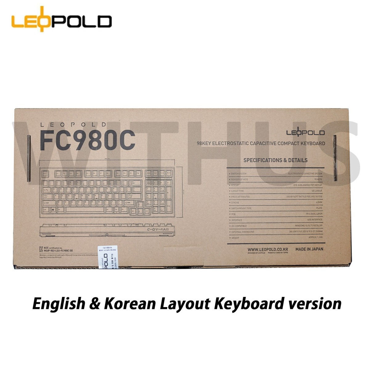 EC980C PCB Leopold FC980C 東プレ Topre