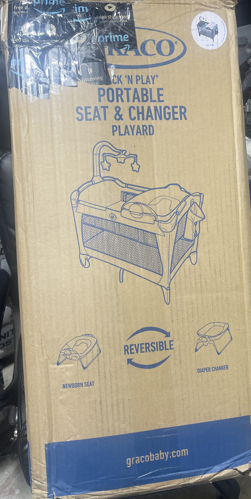 Graco Baby Pack 'n Play Playard with Newborn Seat DLX Manor