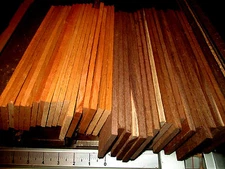 5 KILN DRIED THIN SANDED WALNUT & CHERRY 12" X 3" X 1/4" LUMBER WOOD (10 PIECES)