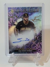 2023 Bowman Inception Samuel Zavala Primordial Prospects Auto Gold Foil 24 Of 50