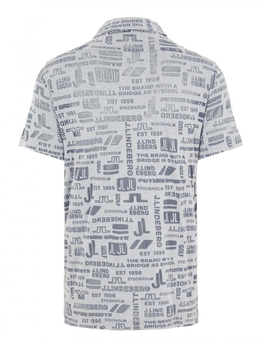 J Lindeberg Men's Brad Golf Polo GMT03917 O075 Future Grey