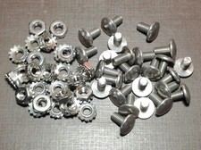 25 pcs bicycle fender rivet screws nuts stainless for Schwinn Stingray Krate