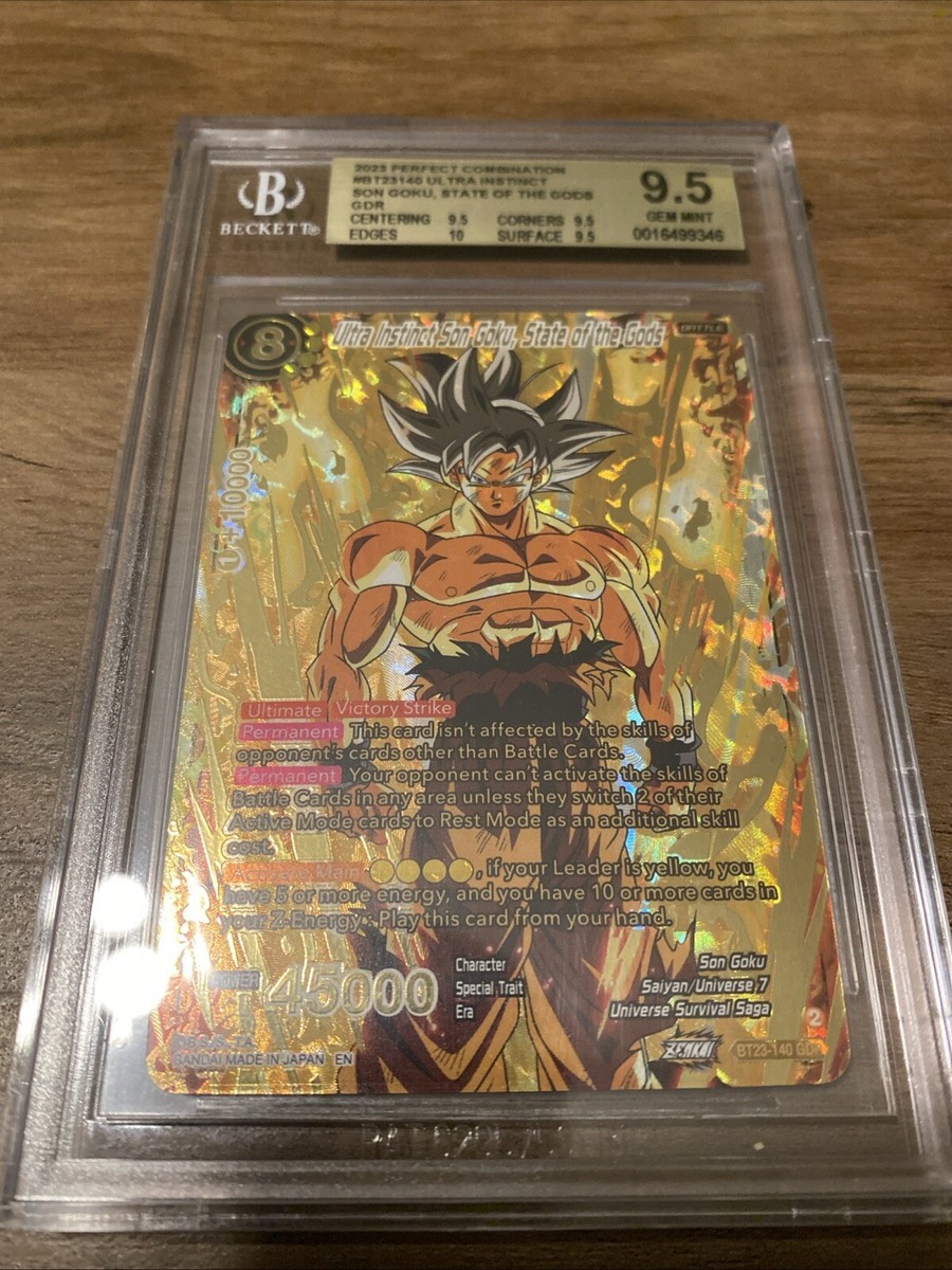 Ultra Instinct Son Goku State of the Gods God Rare BT23-140