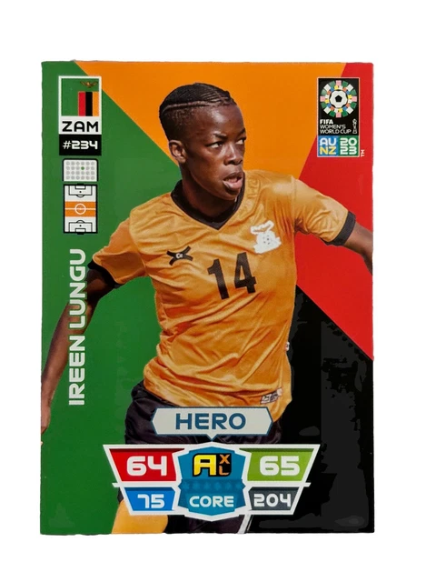 TOP: 2023 Panini FIFA Women’s World Cup Ireen Lungu Zambia Trading Card