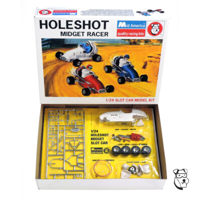 1/24 HOLESHOT MIDGET Slot Car Model Kit - Mid America #2213