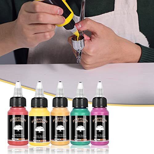 Airbrush Paint Set 12 Colors (30 ml/1 oz) Basic Colors Ready to