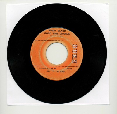 BOBBY BLAND - GOOD TIME CHARLIE / WORKING HIS GROOVE BAG / 7'' 45 RPM SINGLE 1966