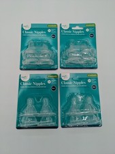 4 Evenflo Classic Nipples Standard Fast Flow 4-Pack 8M - 16 TOTAL NIPPLES