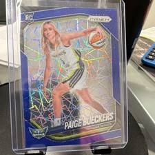 2025 Panini Prizm WNBA Paige Bueckers Rookie Blue Prizm Dallas Wings Card #147