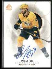 2024-25 SP Authentic Hockey Limited Gold Auto #72 Roman Josi - Nashville