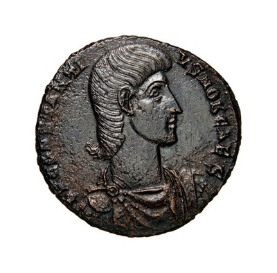 Roman Constantius Gallus. Caesar, AD 351-354. Æ Centenionalis Spearing ANAI COA