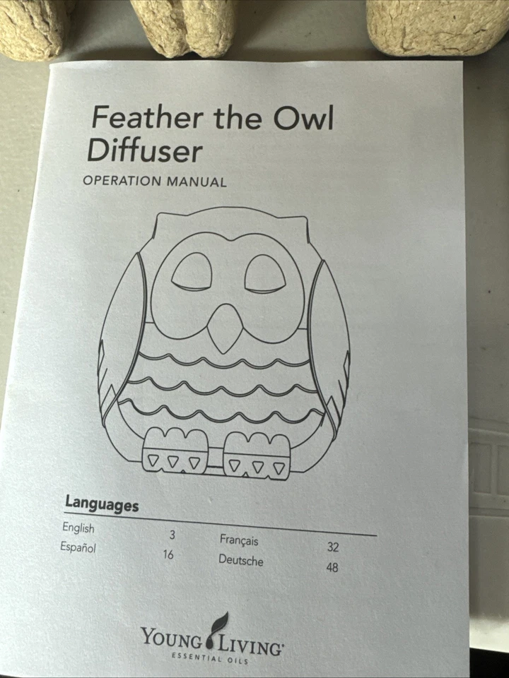 NEW YOUNG LIVING Snowy The Owl Diffuser Rare - Image 3 of 4