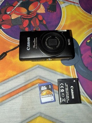 Canon IXUS 125 HS / Powershot ELPH 110 HS 16.1MP Digital Camera - Black UNTESTED