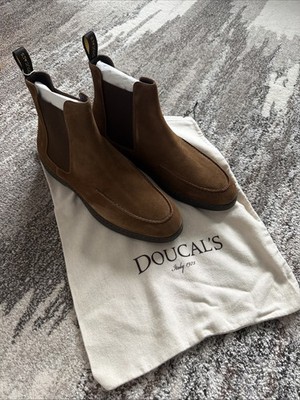 Doucal's Men's Suede Boots Size 43/11 Made In Italy