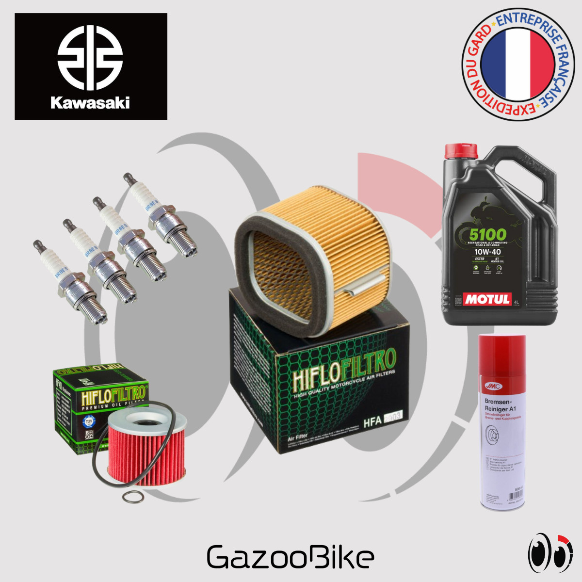 Kit vidange Kawasaki Z 750 N Spectre 1982 huile Motul filtre moto